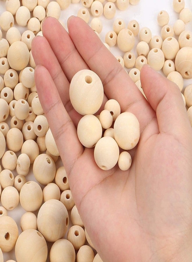 دي آي واي كرافتس أشغال يدوية ٢٦٠، خرز خشبي طبيعي، خرز خشبي دائري للأعمال اليدوية، زينة يدوية، صنع المجوهرات، خرز لتضفير الشعر، مجوهرات الضفائر، صنع الأساور والقلائد، حمالات الصدر (٢٦٠) - Image 2